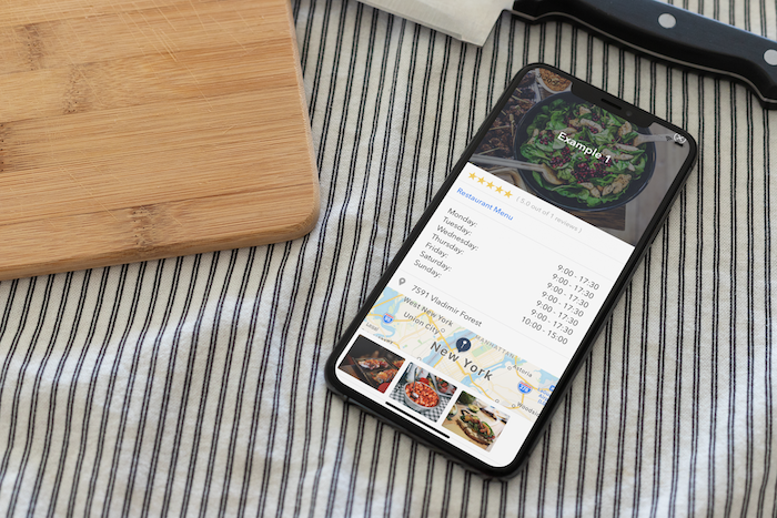 fudcop application running on iphone